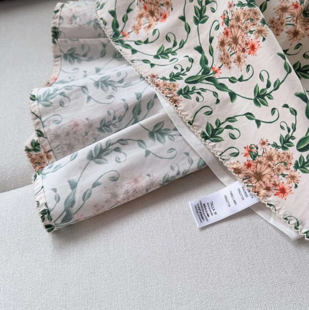 AGUA BY AGUA BENDITA Pluma floral corset cotton dress - Picture 13 of 13